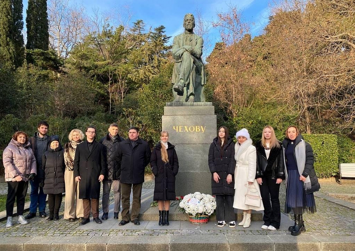 В Ялте отмечают 164-ю годовщину со дня рождения А. П. Чехова